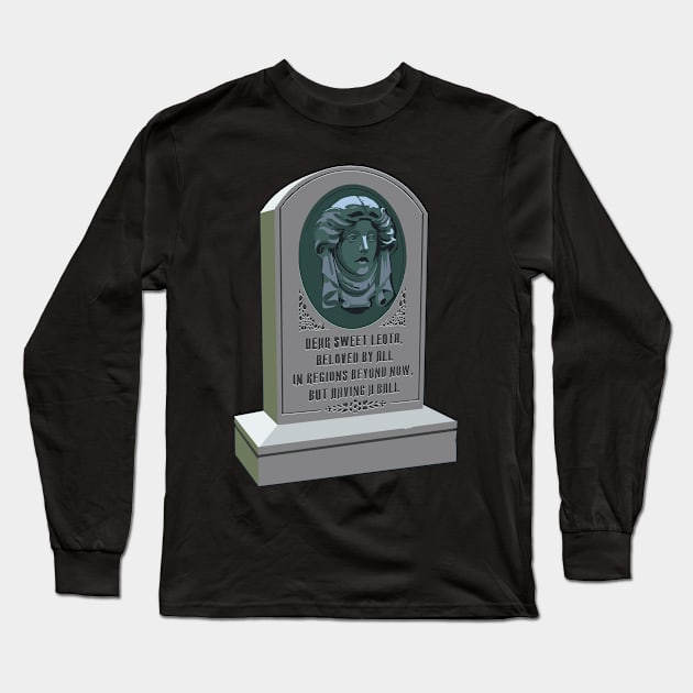 Headstone Long Sleeve T-Shirt by rexthinks